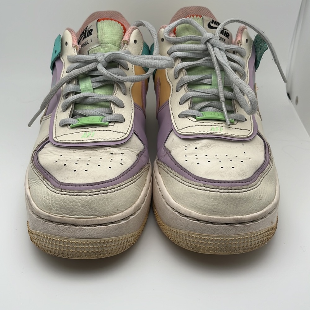 Nike Air Force 1 Shadow Pale Ivory Women's Sneakers Shoes Size 9.5 - Picture 4 of 16